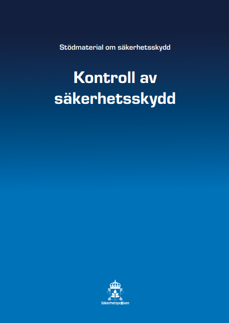 Stödmaterial: Kontroll av säkerhetsskydd